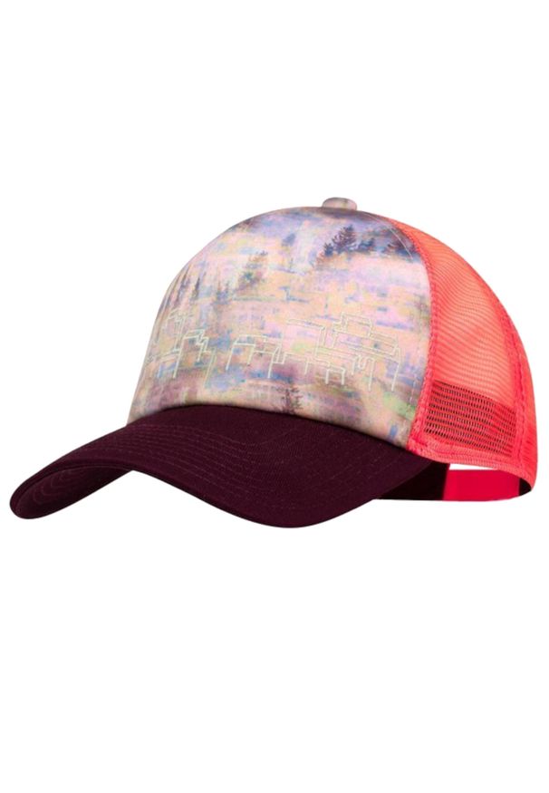 Czapka z daszkiem damska Buff Trucker Cap. Kolor: fioletowy, wielokolorowy. Materiał: poliester, elastan. Styl: sportowy