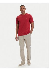 GANT - Gant T-Shirt Shield 2003184 Czerwony Regular Fit. Kolor: czerwony. Materiał: bawełna #5