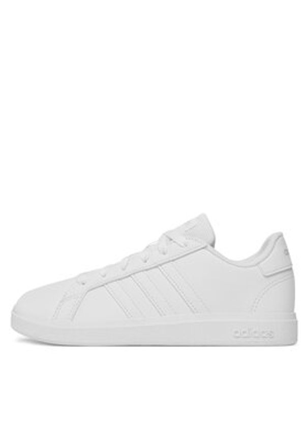 Adidas - adidas Sneakersy Grand Court 2.0 K FZ6158 Biały. Kolor: biały. Materiał: skóra