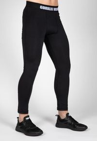 GORILLA WEAR - Columbus Rajstopy męskie - Czarny. Kolor: czarny. Sport: fitness