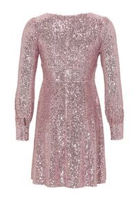 Swing Sukienka koktajlowa 5AF01500 Różowy Regular Fit. Kolor: różowy. Materiał: syntetyk. Styl: wizytowy #5