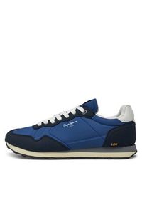 Pepe Jeans Sneakersy Natch Basic M PMS40010 Niebieski. Kolor: niebieski #4