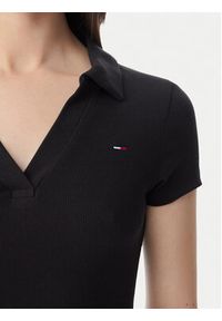 Tommy Jeans Sukienka codzienna DW0DW22845 Czarny Slim Fit. Okazja: na co dzień. Kolor: czarny. Materiał: bawełna. Typ sukienki: proste. Styl: casual #3