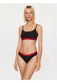 Hugo - HUGO Komplet stringów 50480150 Czarny. Kolor: czarny. Materiał: bawełna #4