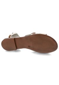 Złote Sandały Armodo Wygodne Obuwie Damskie. Okazja: na co dzień. Kolor: złoty. Styl: casual #8