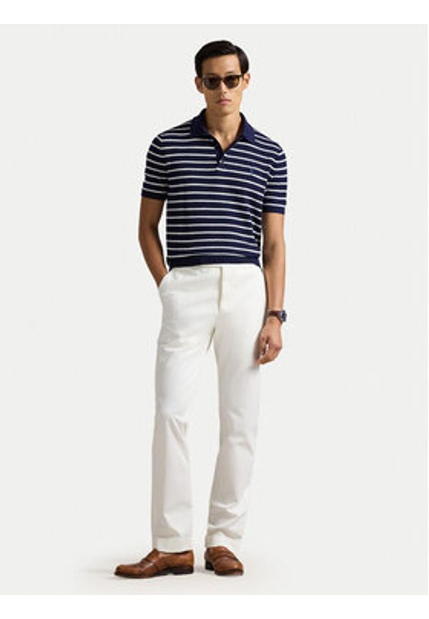 Polo Ralph Lauren Polo 710B13894002 Granatowy Regular Fit. Typ kołnierza: polo. Kolor: niebieski. Materiał: bawełna
