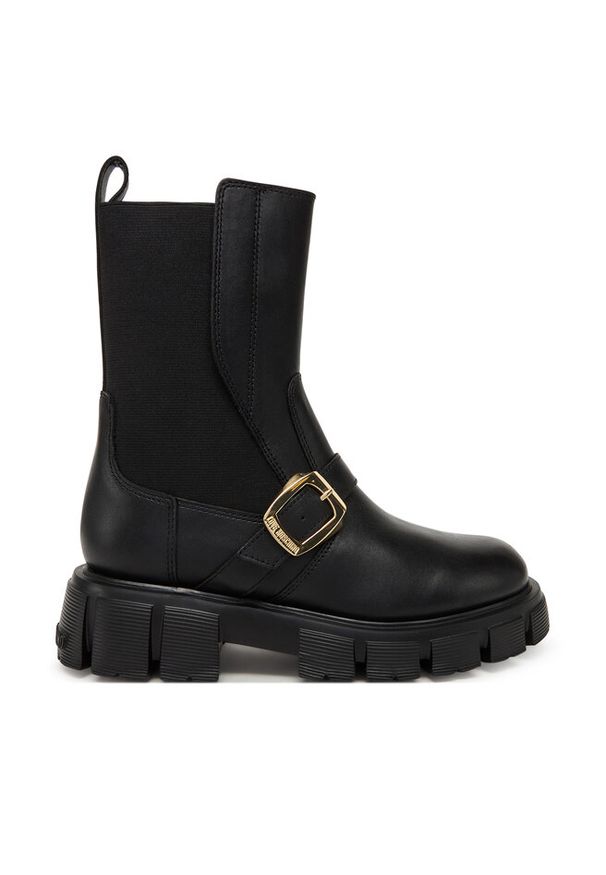 Love Moschino - Sztyblety LOVE MOSCHINO. Kolor: czarny
