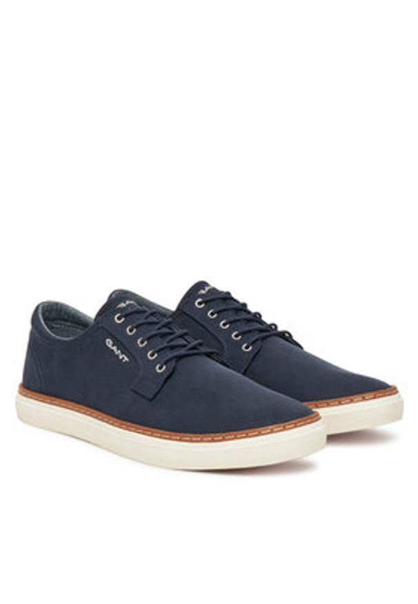 GANT - Gant Półbuty 30638802 Granatowy. Kolor: niebieski. Materiał: materiał