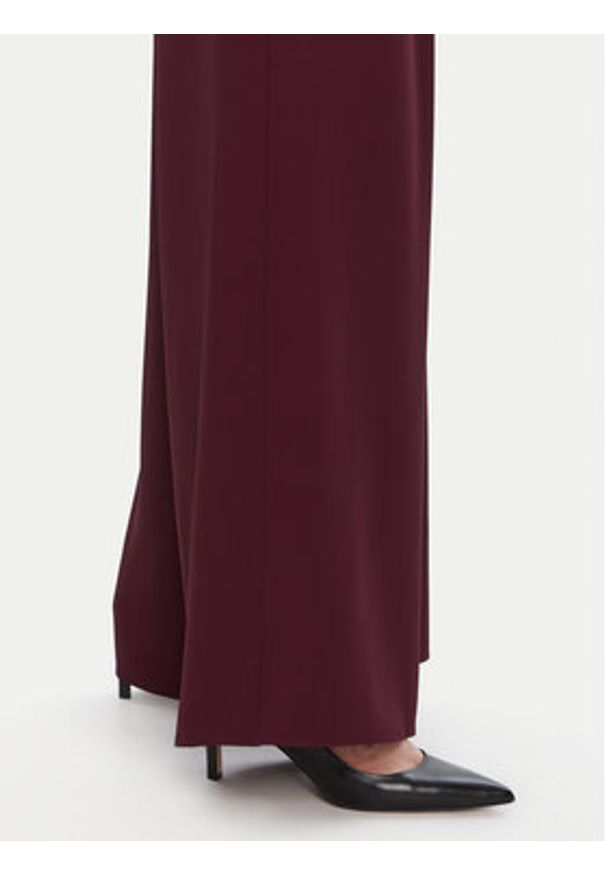Rinascimento Spodnie palazzo CFC0125495003 Bordowy Wide Leg. Kolor: czerwony. Materiał: syntetyk