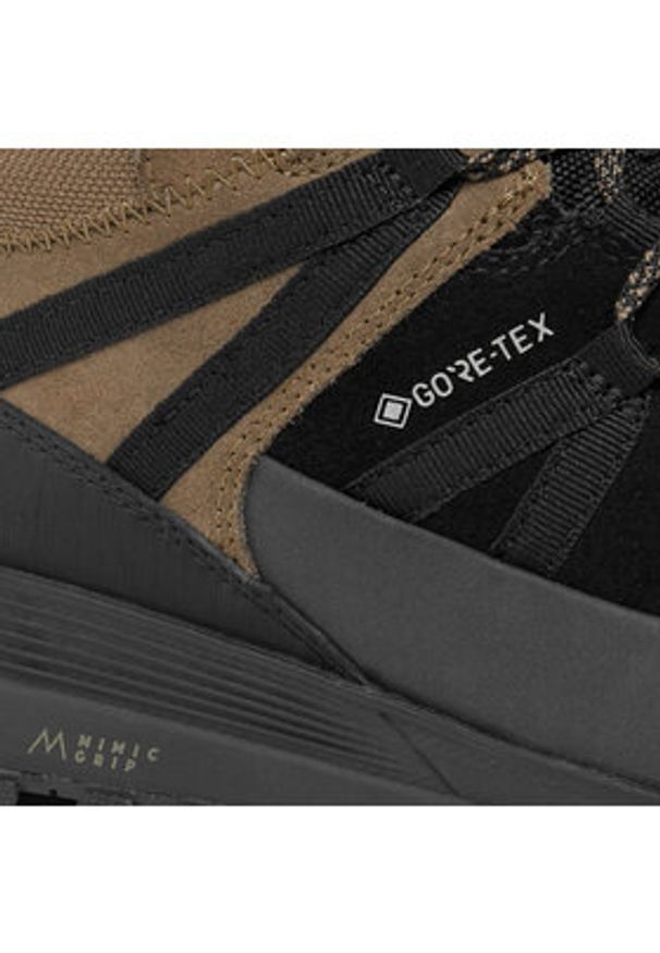 Clarks Trapery ATL Trek Rise GTX GORE-TEX 261726917 Czarny. Kolor: czarny. Materiał: zamsz, skóra