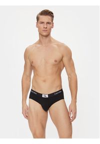 Calvin Klein Underwear Slipy 000NB3402A Czarny. Kolor: czarny. Materiał: bawełna