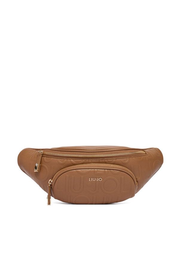 Liu Jo Nerka Esc M Bumbag AF5162 E0538 Beżowy. Kolor: beżowy. Materiał: skóra