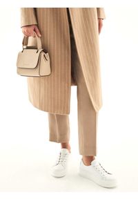 Kazar - Białe sneakersy damskie. Kolor: biały. Materiał: skóra. Szerokość cholewki: normalna #5