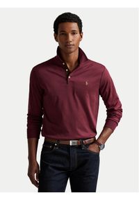 Polo Ralph Lauren Polo 710671785049 Bordowy Regular Fit. Typ kołnierza: polo. Kolor: czerwony. Materiał: bawełna #1