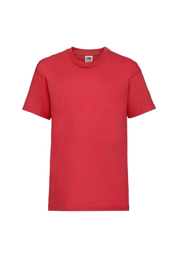 FRUIT OF THE LOOM - Koszulka Dziecięca Valueweight. Kolor: czerwony