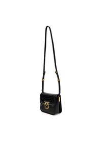 Pinko - PINKO Torebka Love Box Bag Fl Mini AI 25-26 PLTT 104297 A2OH Czarny. Kolor: czarny. Materiał: skórzane