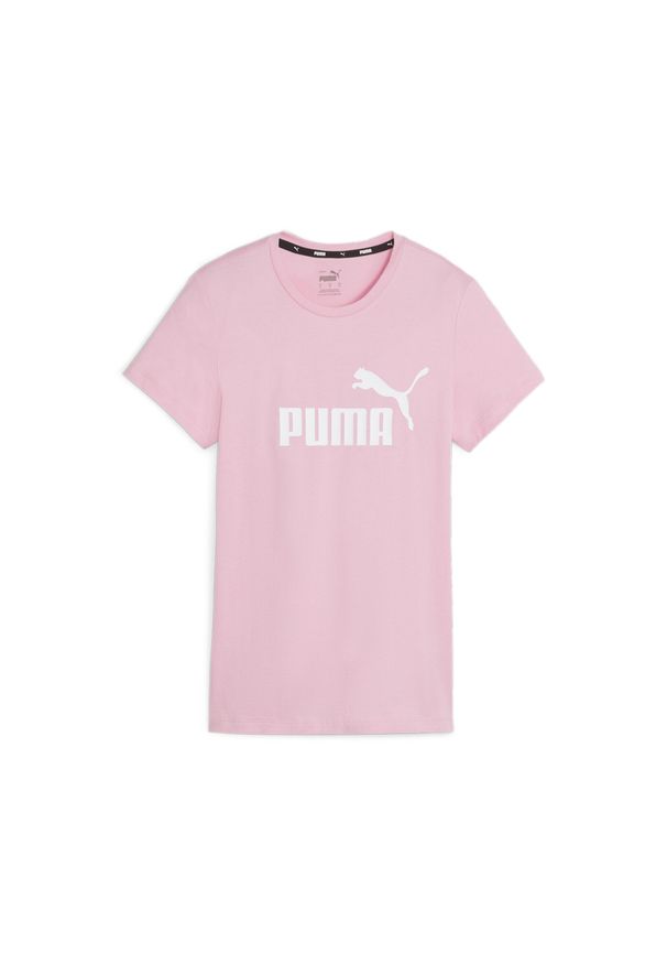 Koszulka damska Puma ESS Logo Tee. Kolor: różowy. Długość rękawa: krótki rękaw. Długość: krótkie. Sport: joga i pilates