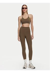 Reebok Legginsy RK25975CCW Brązowy Slim Fit. Kolor: brązowy. Materiał: syntetyk #3