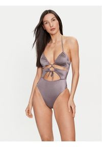 Hunkemöller Strój kąpielowy Luna 205637 Szary. Kolor: szary. Materiał: syntetyk #1