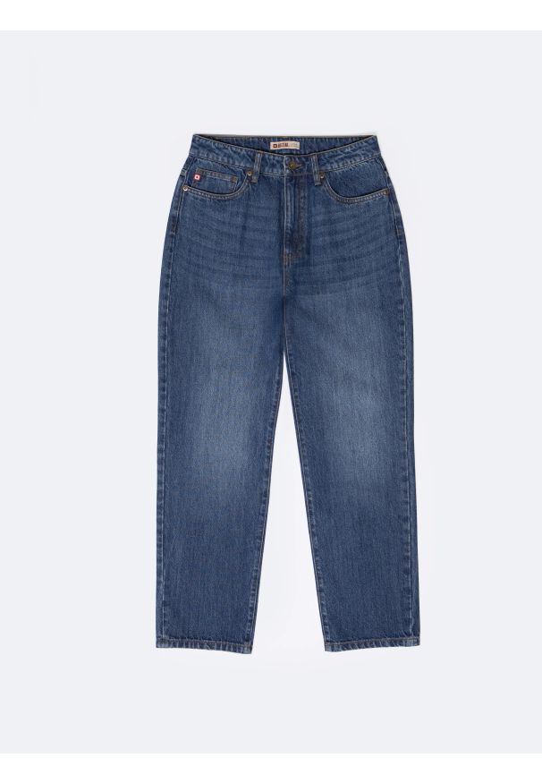 Big-Star - Jeansy chłopięce loose granatowe Zacky 586. Okazja: na co dzień. Stan: podwyższony. Kolor: niebieski. Materiał: jeans. Styl: klasyczny, vintage, casual