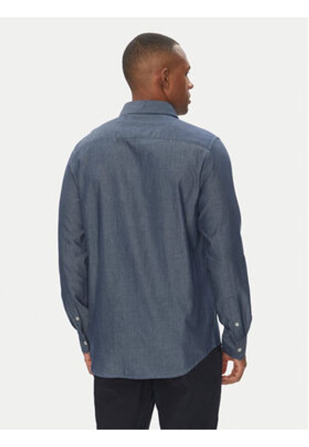 Aeronautica Militare Koszula 251CA1276CT3292 Niebieski Regular Fit. Kolor: niebieski. Materiał: bawełna