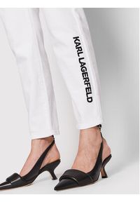 Karl Lagerfeld - KARL LAGERFELD Jeansy 221W1101 Biały Regular Fit. Kolor: biały #5