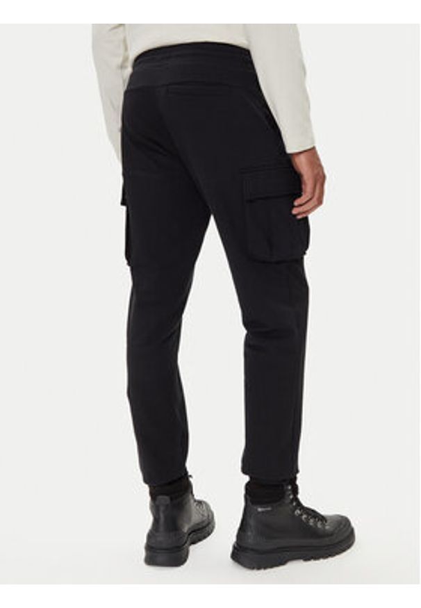 Aeronautica Militare Spodnie dresowe 252PF1010UF00662 Czarny Regular Fit. Kolor: czarny. Materiał: bawełna