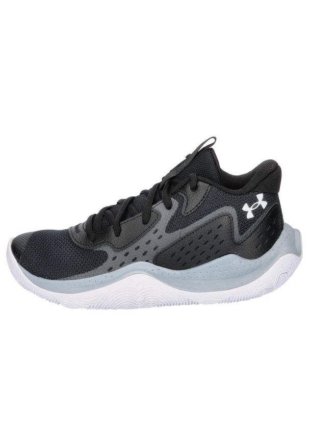 Buty do koszykówki Under Armour GS Jet '23. Kolor: wielokolorowy, biały, czarny. Sport: koszykówka