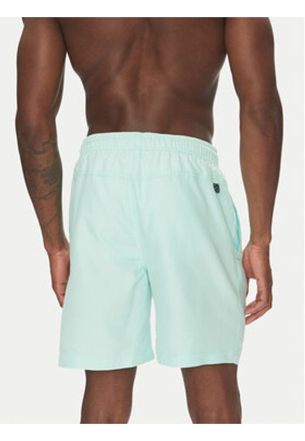 Tom Tailor Szorty kąpielowe 1045069 Zielony Regular Fit. Kolor: zielony. Materiał: syntetyk