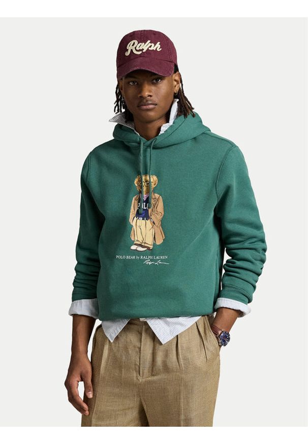 Polo Ralph Lauren Bluza 710973162001 Zielony Regular Fit. Typ kołnierza: polo. Kolor: zielony. Materiał: bawełna