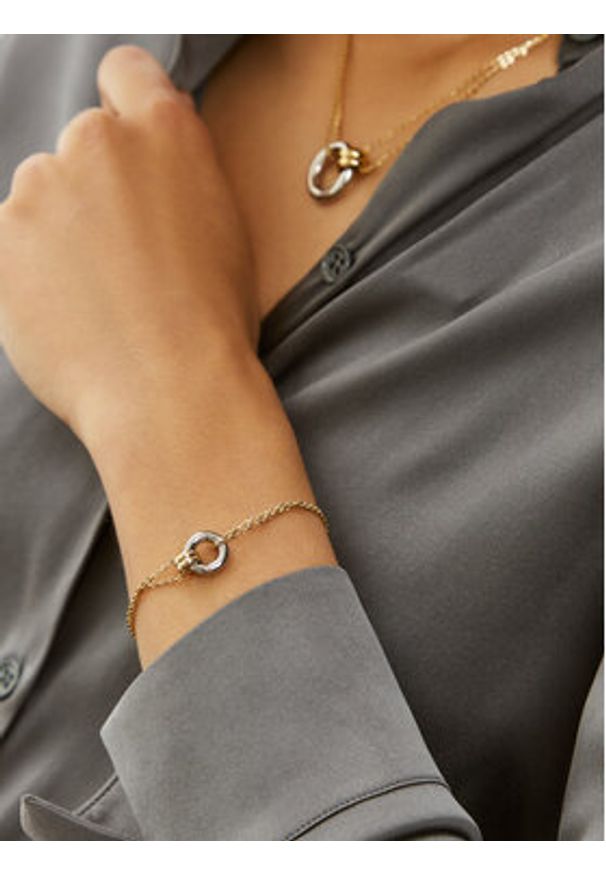 Calvin Klein Bransoletka 35000632 Złoty. Materiał: metalowe. Kolor: złoty