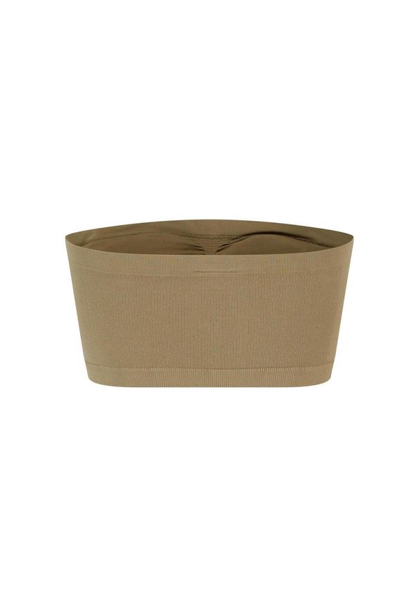 Urban Classics - Wyściełany Top Bandeau Dla Kobiet. Kolor: zielony