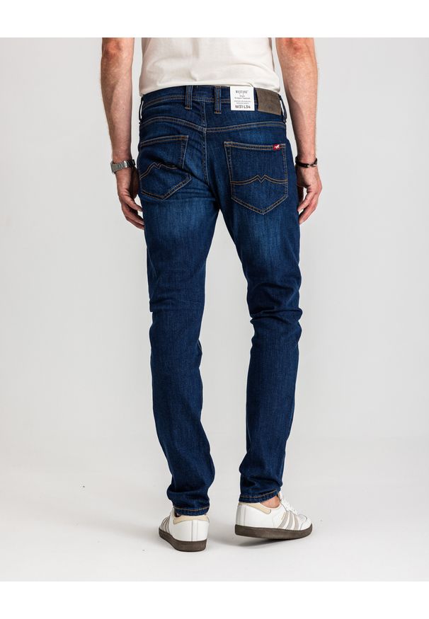 Męskie Spodnie Jeansowe Mustang Style Oregon Tapered Denim Blue 1017123 5000 882