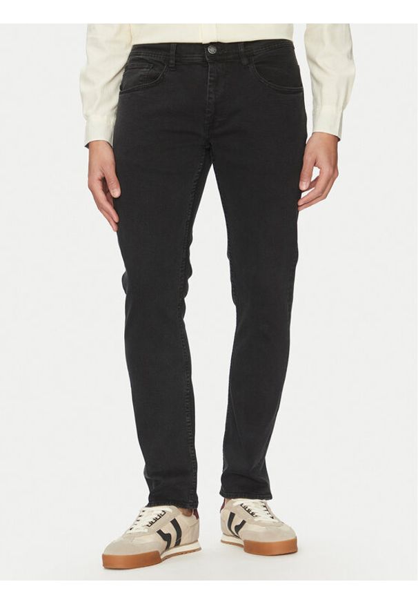 Blend Jeansy 20717854 Czarny Straight Fit. Kolor: czarny