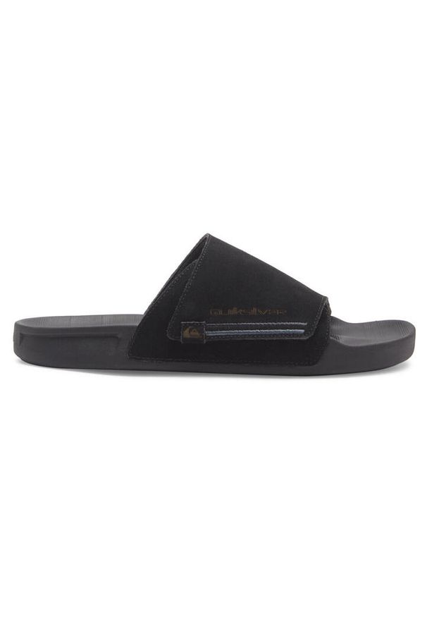 Klapki męskie Quiksilver Rivi Suede. Kolor: zielony, brązowy, wielokolorowy