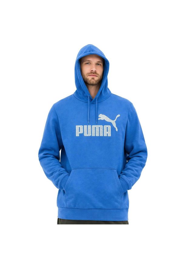 Bluza sportowa kangurka z kapturem męska Puma Hoodle II. Typ kołnierza: kaptur. Kolor: niebieski