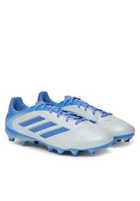 Adidas - adidas Buty do piłki nożnej Copa Pure 3 League Firm/Multi-Ground ID9050 Granatowy. Kolor: niebieski. Materiał: skóra #5