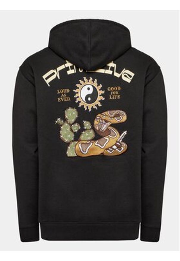 Primitive Bluza Badlands PA323241 Czarny Regular Fit. Kolor: czarny. Materiał: bawełna