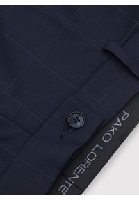 Pako Lorente - PAKO LORENTE – Wełniane spodnie garniturowe w kratę. Materiał: wełna #8