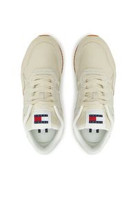 Tommy Jeans Sneakersy Tjw Eva Retro Runner EN0EN02771 Beżowy. Kolor: beżowy. Materiał: skóra, zamsz #5