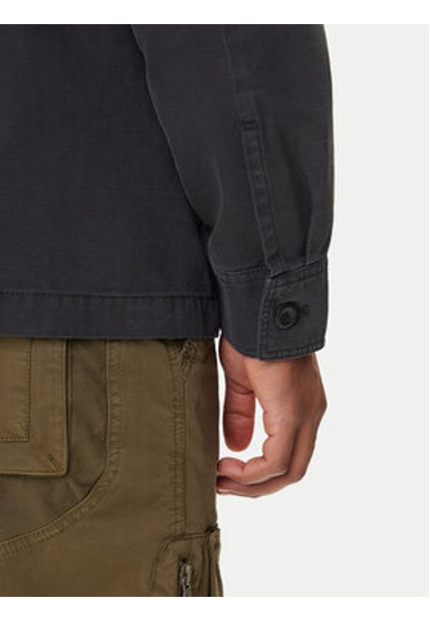 Aeronautica Militare Kurtka przejściowa 252AC0036UCT04233 Czarny Regular Fit. Kolor: czarny. Materiał: bawełna