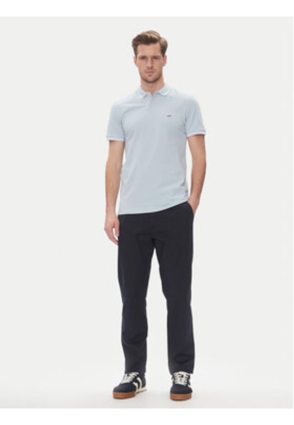 Pepe Jeans Chinosy PM211873 Granatowy Slim Fit. Kolor: niebieski. Materiał: bawełna