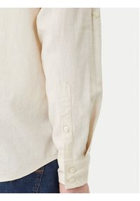 Guess Koszula F6GH06 WG3L0 Beżowy Regular Fit. Kolor: beżowy. Materiał: len #5