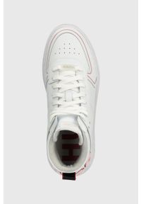 Hugo - HUGO sneakersy Kilian kolor biały 50503103. Nosek buta: okrągły. Zapięcie: sznurówki. Kolor: biały. Szerokość cholewki: normalna #5