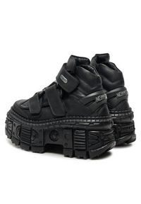 NEW ROCK Sneakersy M-WALL285-S2 Czarny. Kolor: czarny. Materiał: skóra #3