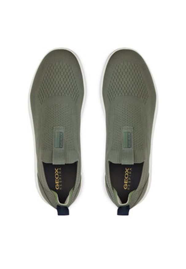 Geox Sneakersy U Spherica U25BYA 0006K C3014 Zielony. Kolor: zielony. Materiał: materiał