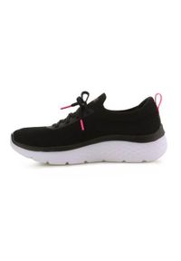 skechers - Buty do chodzenia damskie Skechers Hyper Burst. Zapięcie: sznurówki. Kolor: czarny. Materiał: guma, materiał, tkanina, syntetyk. Szerokość cholewki: normalna. Sport: turystyka piesza