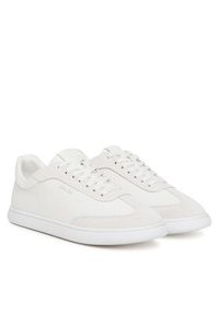 Calvin Klein Sneakersy Cupsole Lace Up - Lth Sue Mix HW0HW02435 Biały. Kolor: biały. Materiał: skóra