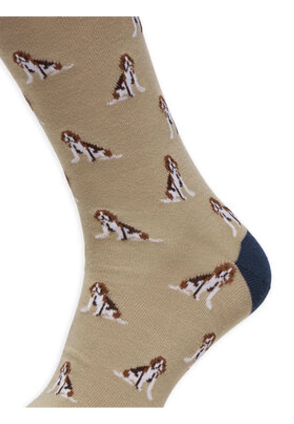 Barbour Skarpety długie Beagle Dog MGS0070BE31 Beżowy. Kolor: beżowy. Materiał: bawełna, materiał