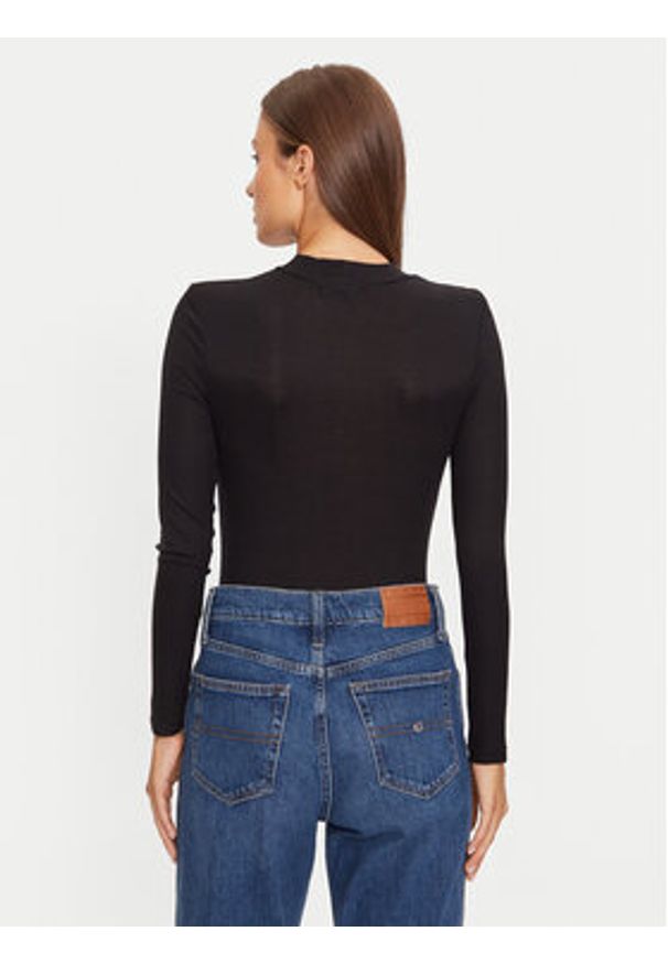 Brave Soul Body LBS-544ZELLABLK Czarny Regular Fit. Kolor: czarny. Materiał: syntetyk, wiskoza